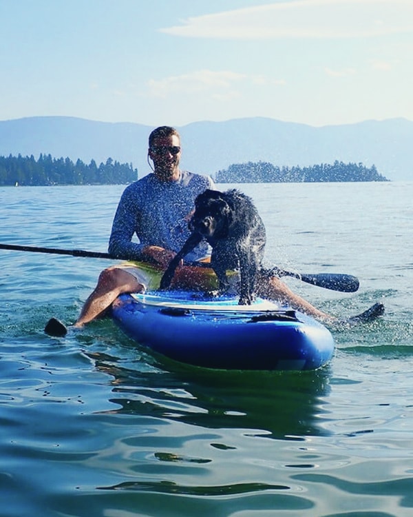 paddleboarding with your dog
