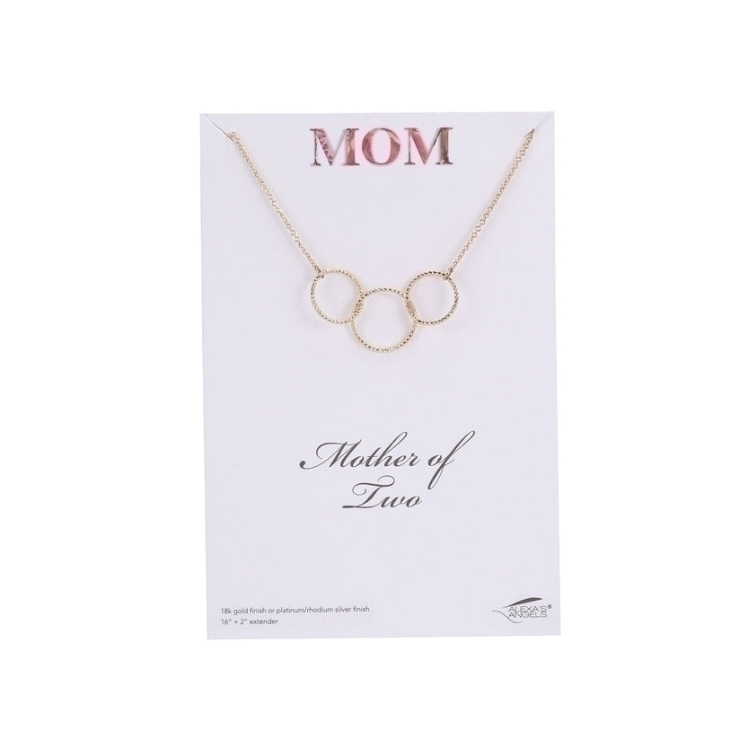 Mother of Two Necklace