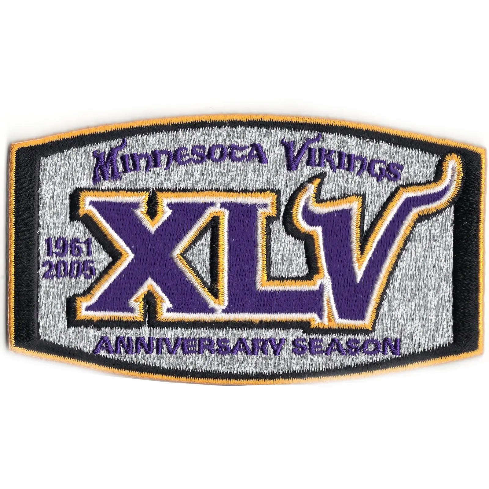 2005 Minnesota Vikings XLV 45th Anniversary Season Patch