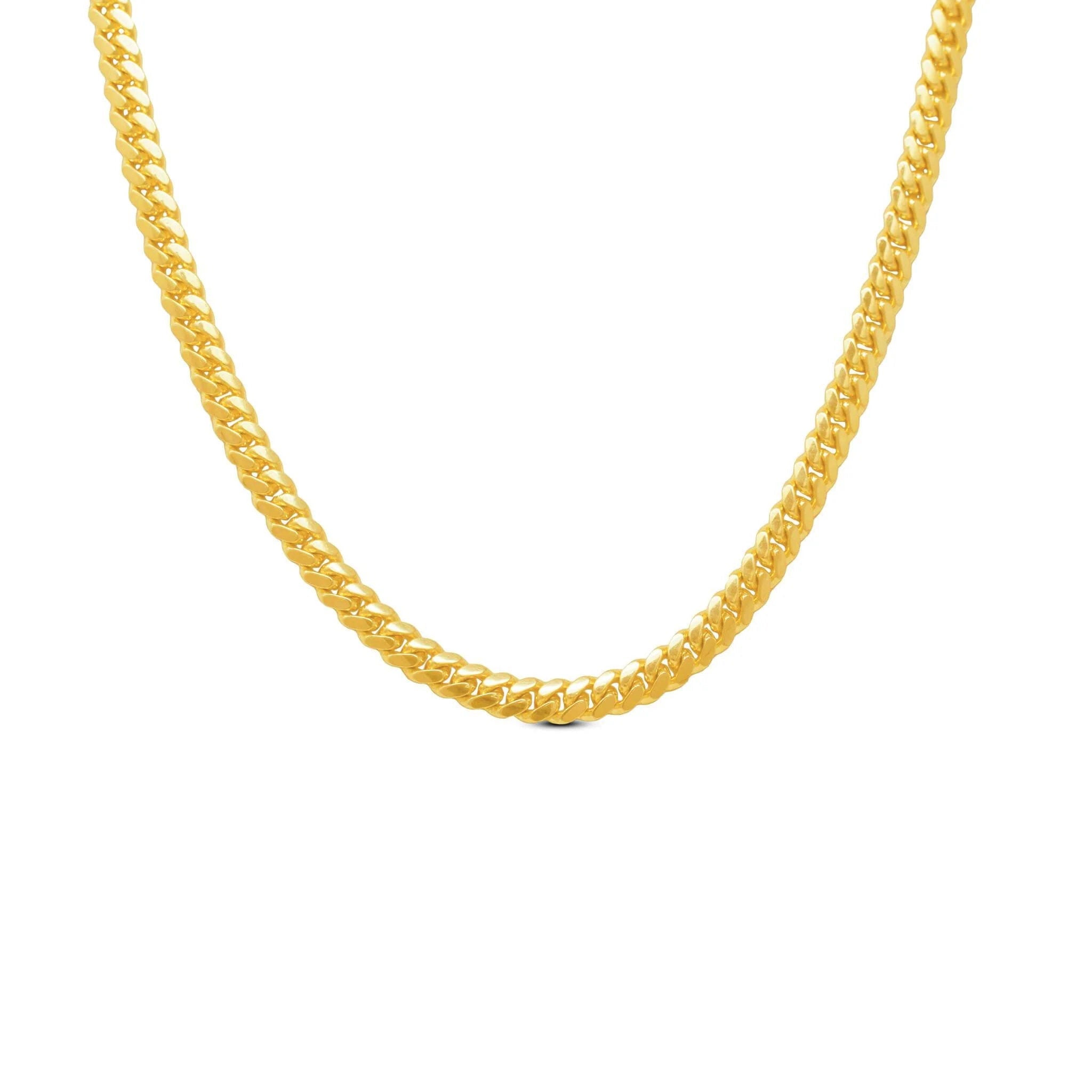 17mm Miami Cuban Link Bracelet in 14K Solid Yellow Gold