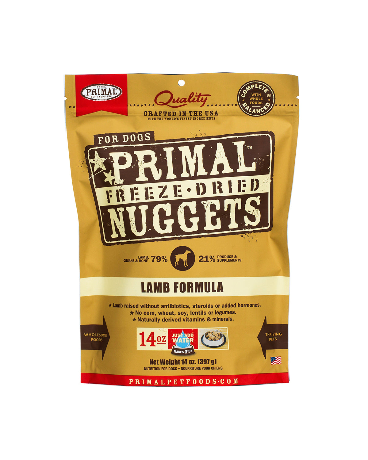 Canine Lamb Formula Freeze-Dried Nuggets