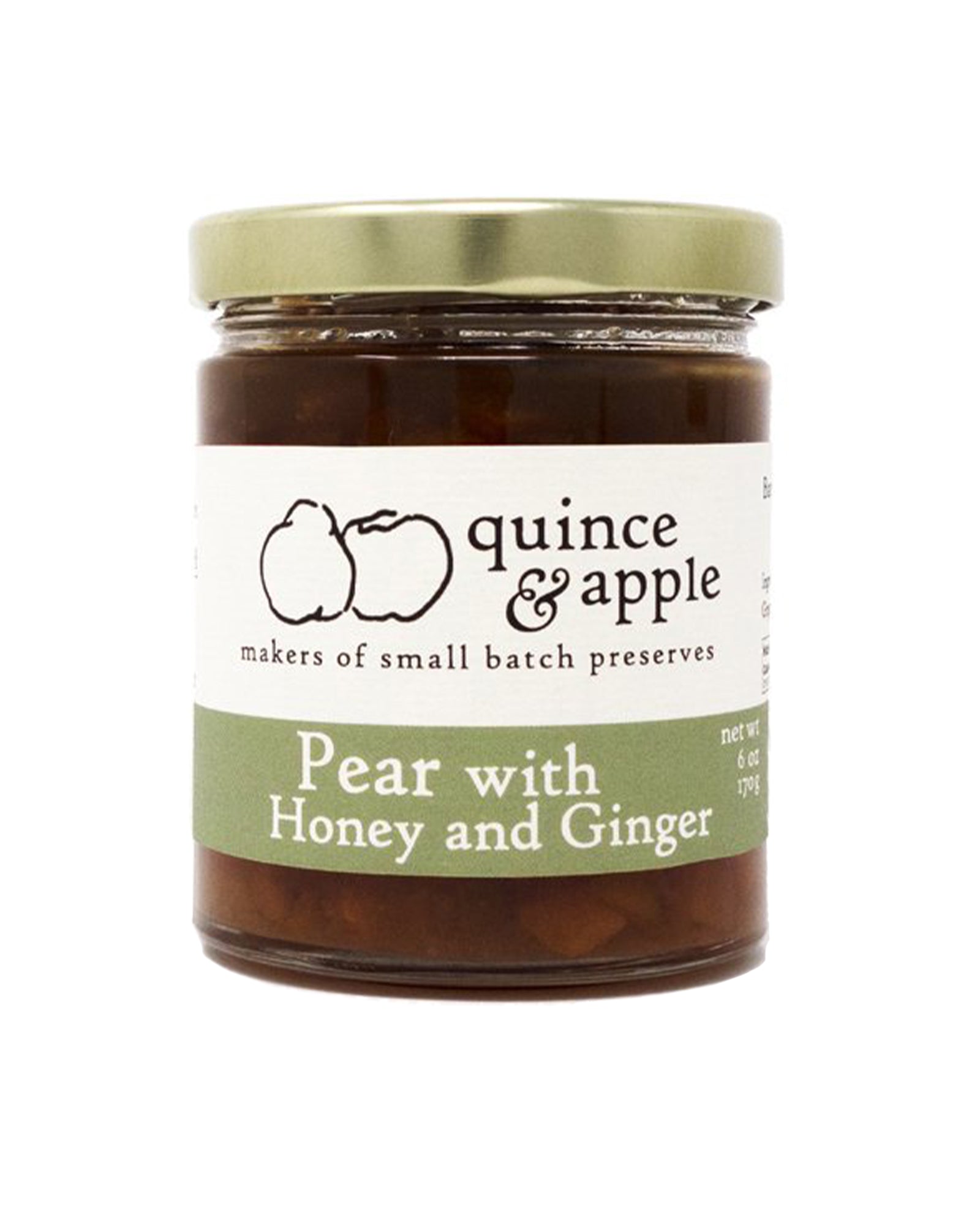 Pear with Honey and Ginger Preserves