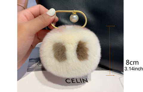 Fluffy Plush Pig Nose Bag Charm