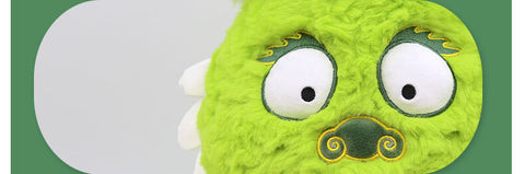 Cartoon Green Dragon Stuffed Animal Plush Toy