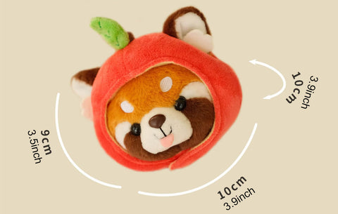 Cute Red Panda Stuffed Plush Bag Charm