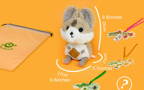 Cute Ili Pika Stuffed Animal Plush Toys, Endangered Animal Plushies