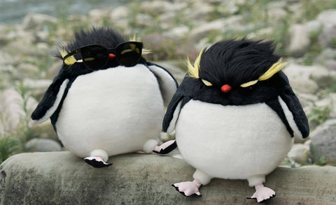 Chubby Rockhopper Penguin Stuffed Animal Plush Toy, Penguin Plushies