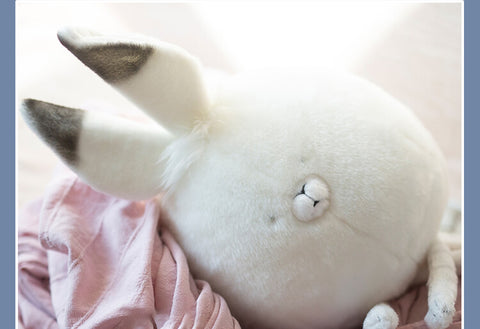 Chubby Soft Arctic Hare Plush Pillow Rabbit Stuffed Toys
