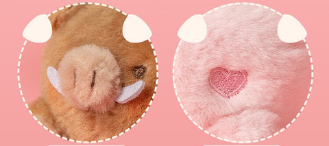 Cute Plush Pig Stuffed Animal Bag Charm