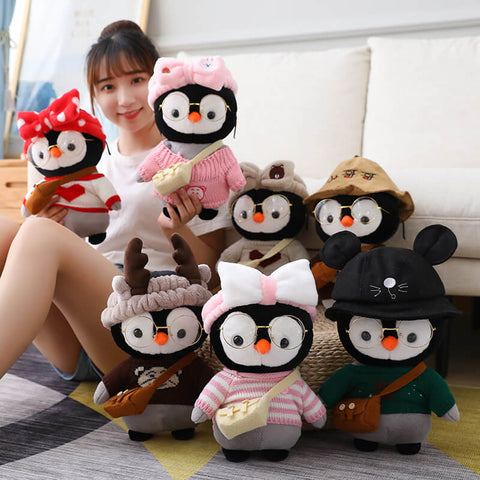 Cute Dress Up Penguin Stuffed Plush Toy