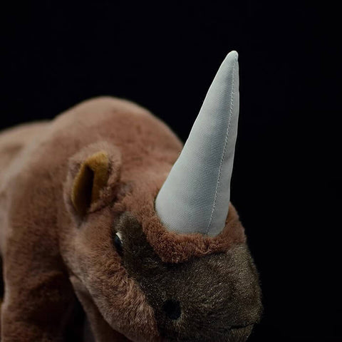 Realistic Elasmotherium Rhino Stuffed Animal Plush Toy