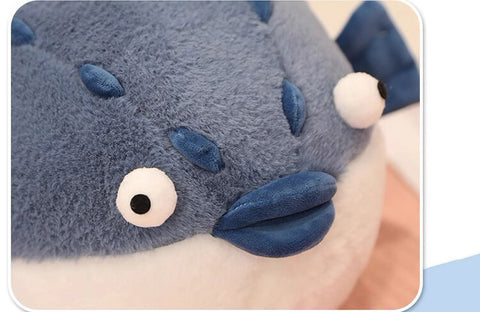 Chubby Stuffed Animal Plush Toys, Puffer Fish Crocodile Plushies
