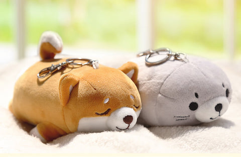 Cute Stuffed Animal Bag Charm Keychain