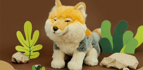 Fluffy Tibetan Fox Stuffed Animal