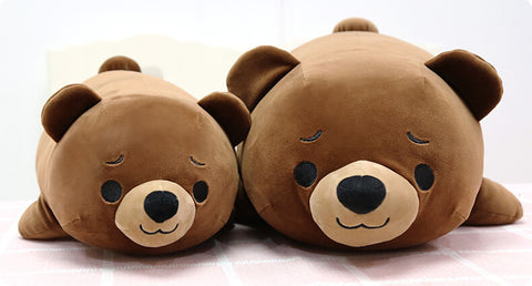 Chubby Bear Stuffed Animal Hugging Pillow
