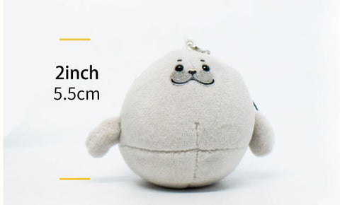Banana Pose Seal Stuffed Bag Charm