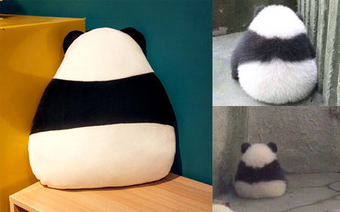 Soft Panda Back Shadow Pillow