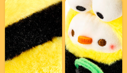 Cute Bee Plush Stuffed Bag Charm