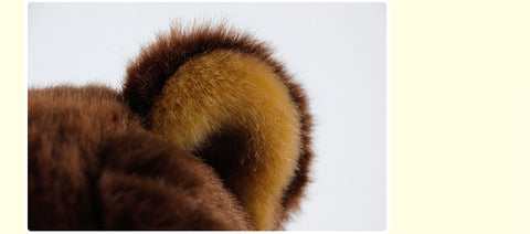 Realistic Lazy Brown Bear Cub Stuffed Animal Plush Toy