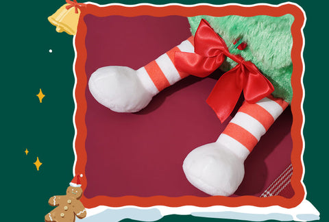 Funny Christmas Tree Stuffed Animal Plush Toy, Removable Plush Toy