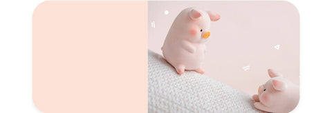 Cute Sleepy Pig Shaped Area Rug, Apple Piggy Carpet