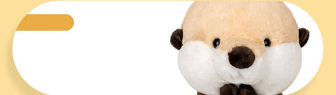 Cute Stuffed Pray Otter Plush Toy, Animal Plushies