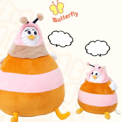 Chubby Vegetable Seagull Stuffed Animal Plush Toy