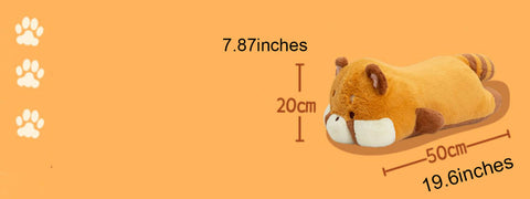 Kawaii Red Panda Hugging Pillow, Stuffed Animal Plush Toy