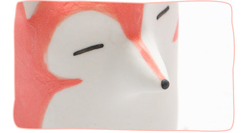 Cartoon Fox Ceramics Figure