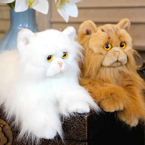 Realistic Persian Cat Stuffed Animal Plush Toy