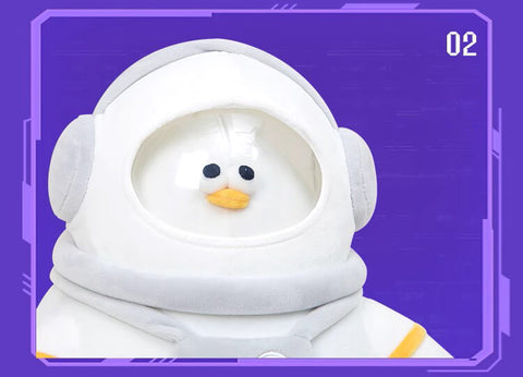 Chubby Astronaut Seagull Stuffed Animal Plush Toy
