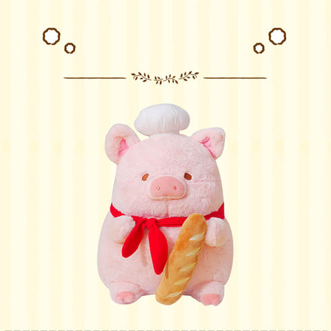 Cute Chef Pig Stuffed Animal Plush Toy