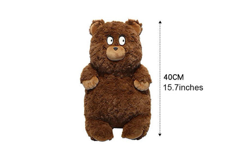 Adorable Bear Stuffed Animal Plush Hugging Pillow