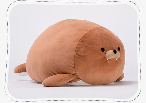 Chubby Seal Hugging Pillow