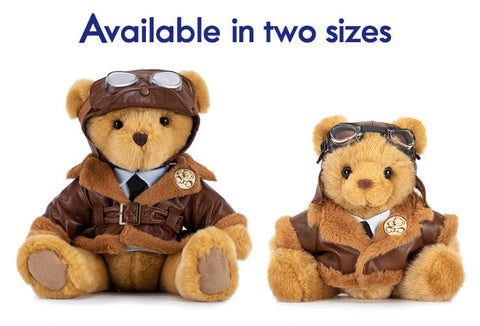 Handmade Captain Teddy Bear Plush Animal Stuffed Plushies Gifts