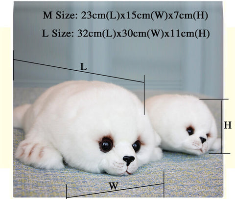 Cute Harp Seal Pup Plush