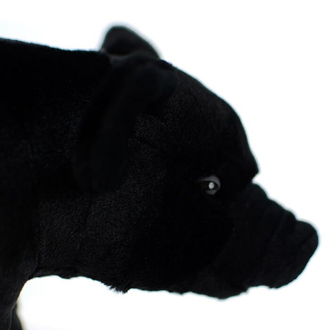 Realistic Black Pig Stuffed Animal Plush Toy