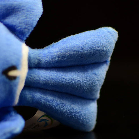 Realistic Blue Caribbean Tang Stuffed Animal Plush Toy