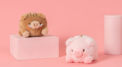 Cute Plush Pig Stuffed Animal Bag Charm