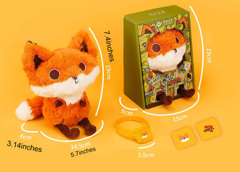 Little Red Fox Stuffed Animal Plush Toy, Vulpes Vulpes Plushies