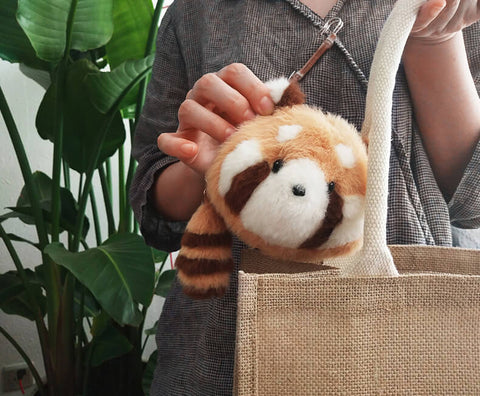 Plush Red Panda Coin Purse