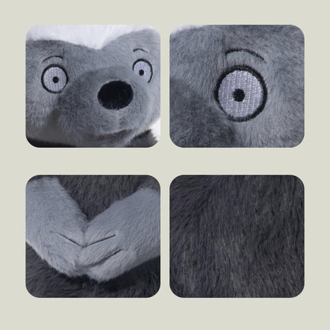 Honey Badger Stuffed Animal Plush Toy, Honey Badger Plushies