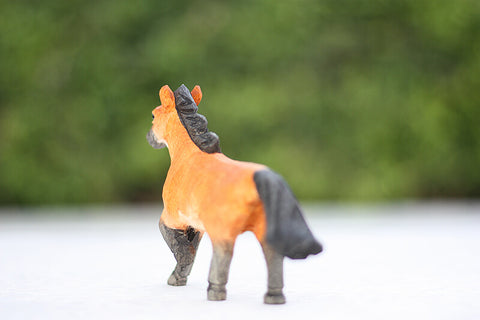 Handmade Carved Horse Figurine