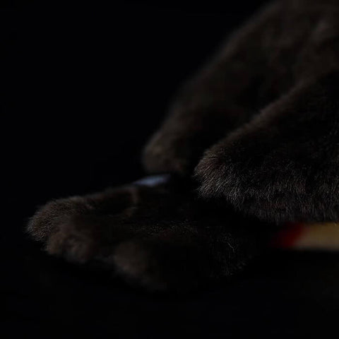 Realistic Red-whiskered Bulbul Bird Stuffed Animal Plush Toy