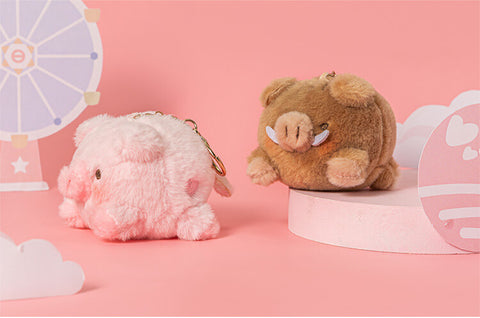 Cute Plush Pig Stuffed Animal Bag Charm