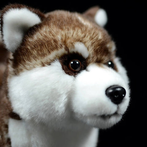 Realistic Husky Dog Stuffed Animal Plush Toy