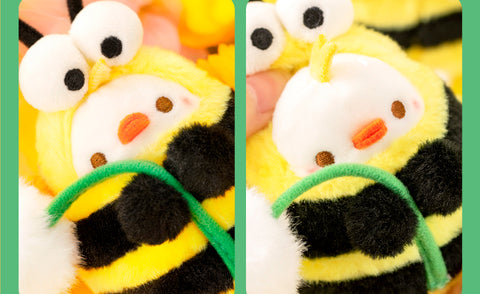 Cute Bee Plush Stuffed Bag Charm