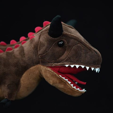 Realistic Carnotaurus Dinosaur Stuffed Animal Plush Toy