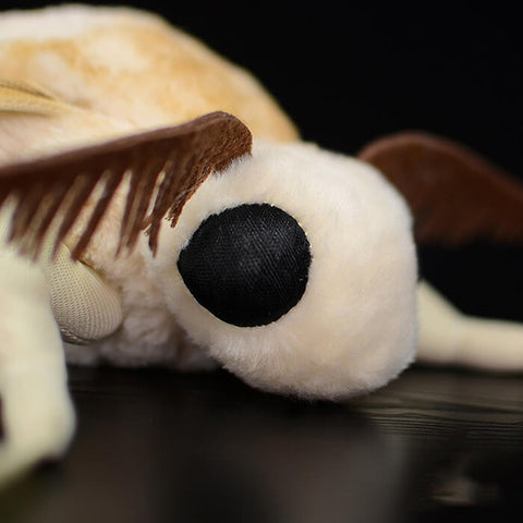 Realistic Domestic Silk Moth Stuffed Animal Plush Toy