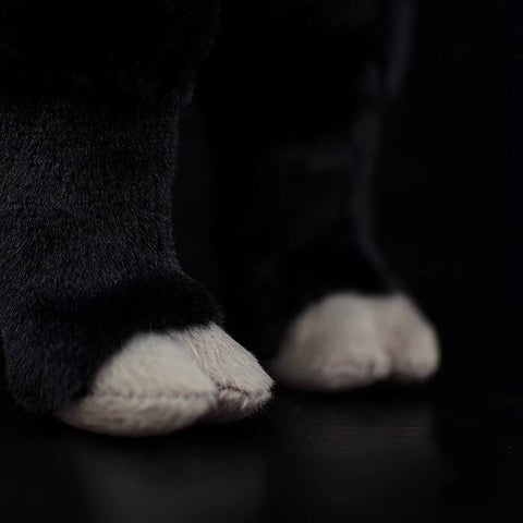 Realistic Black Goat Stuffed Animal Plush Toy